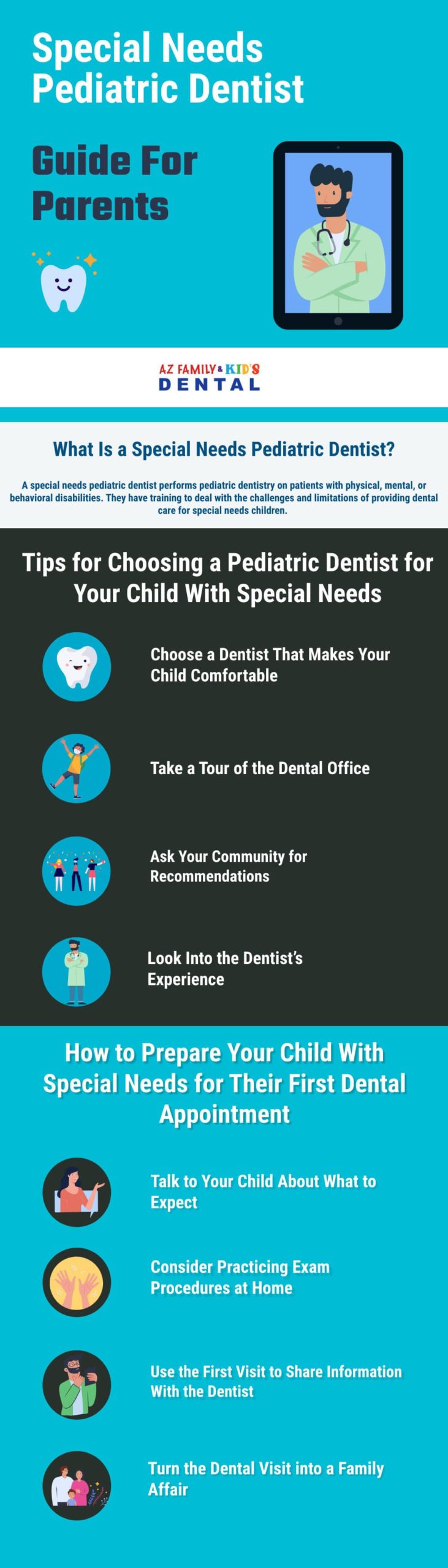Special Needs Pediatric Dental Guide For Parents Infographic