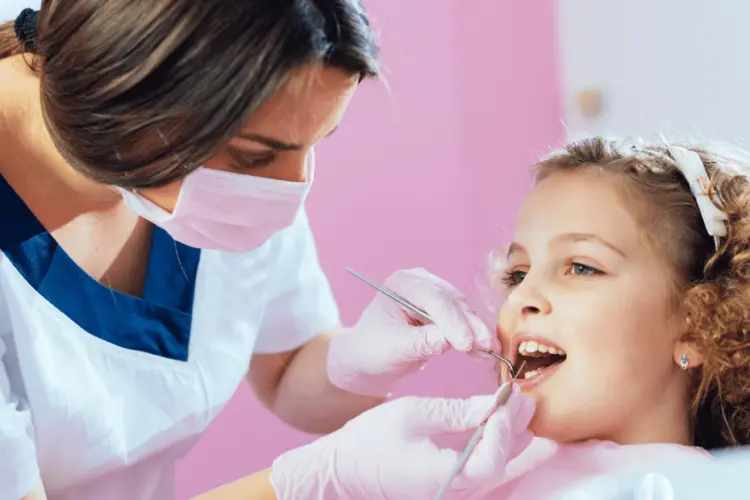 Dental Procedure being done on child